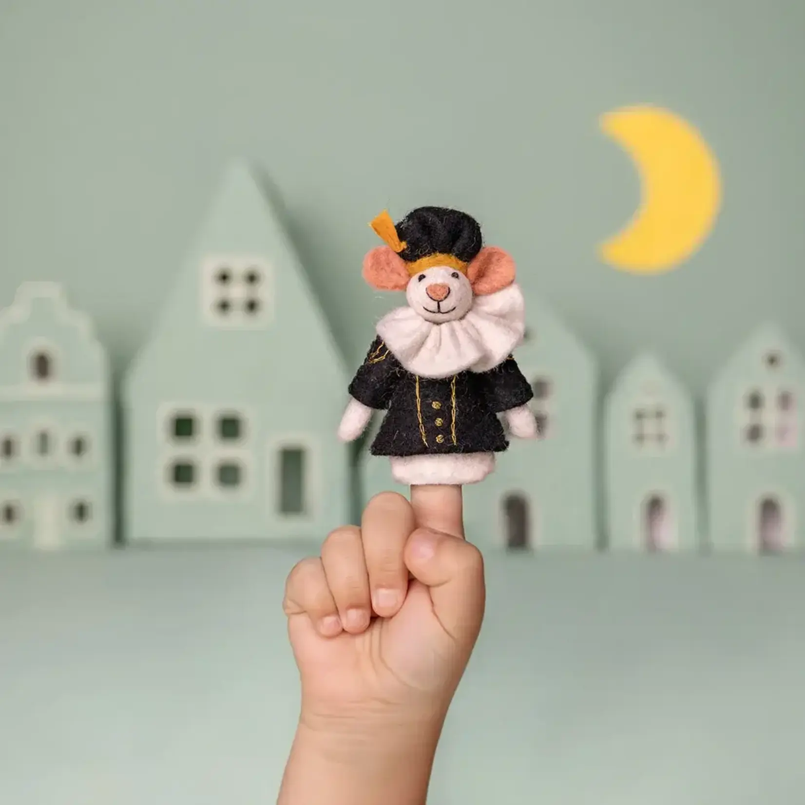 Sjaal met Verhaal Sjaal met verhaal vingerpopje muis Hoofdpiet
