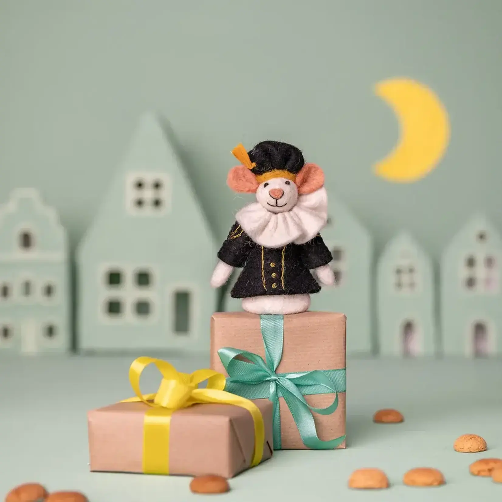 Sjaal met Verhaal Sjaal met verhaal vingerpopje muis Hoofdpiet