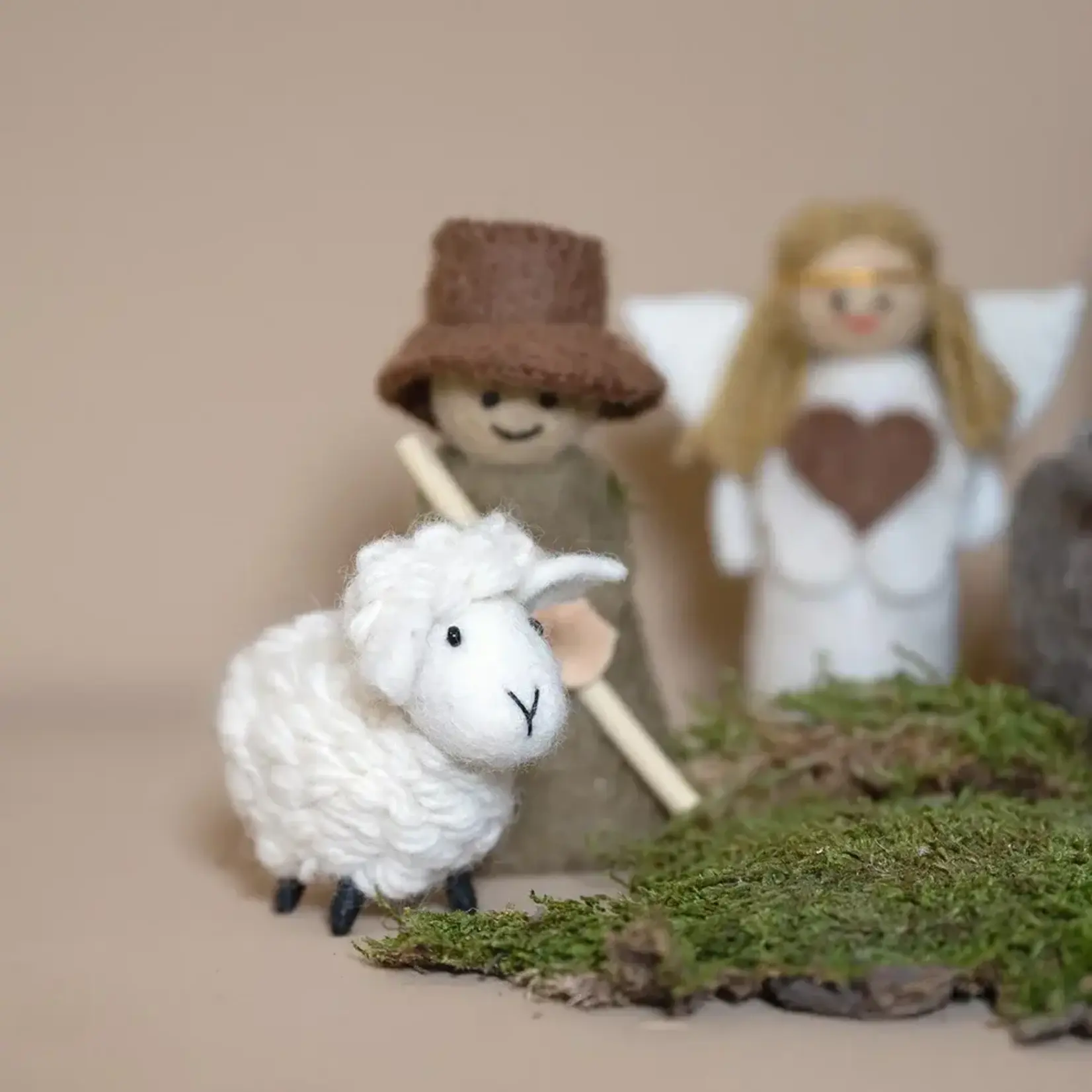 Sjaal met Verhaal Sjaal met Verhaal Kerststal Bruin met 11 kerstfiguren