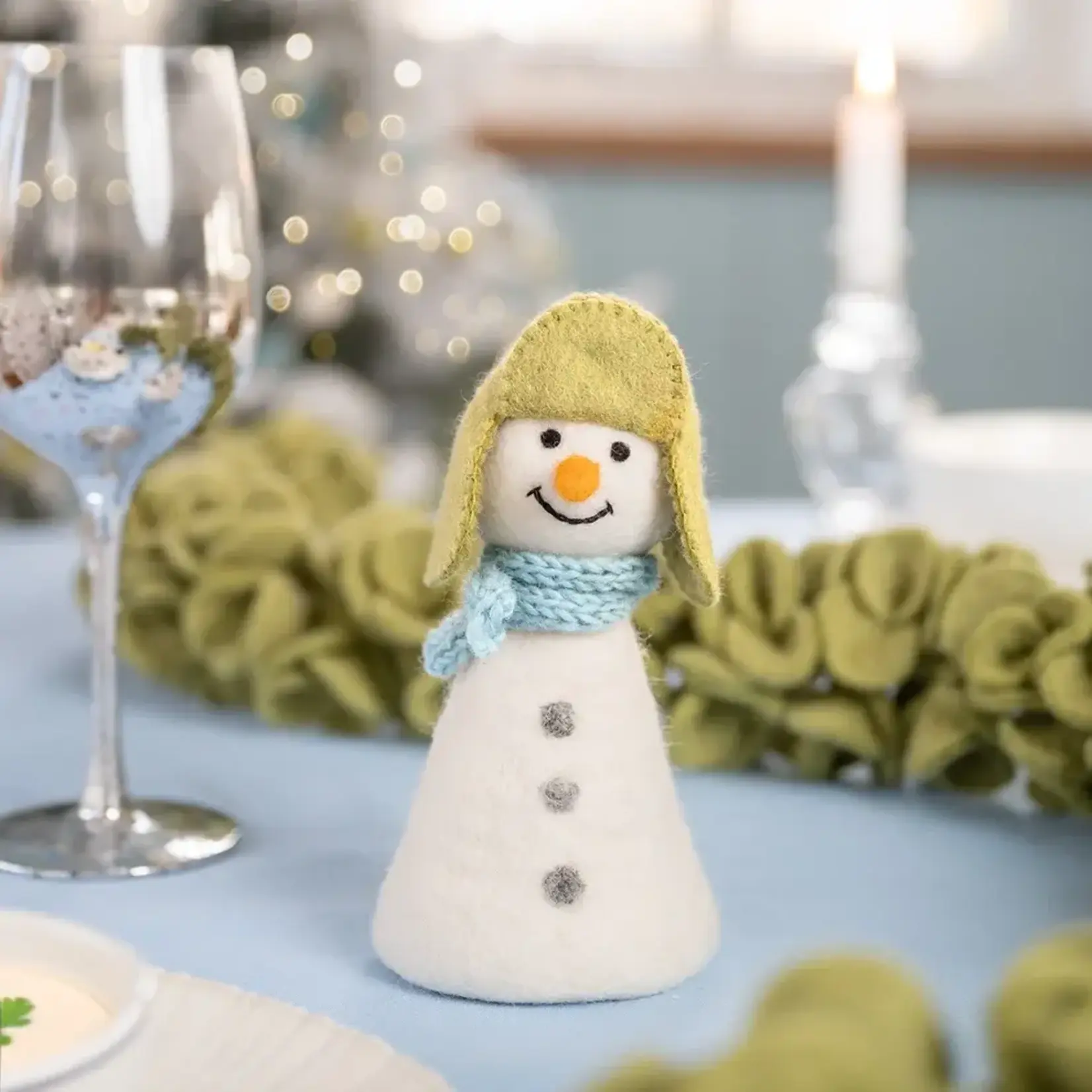 Sjaal met Verhaal Sjaal met verhaal Decoratie Sneeuwpop Winterwonderland