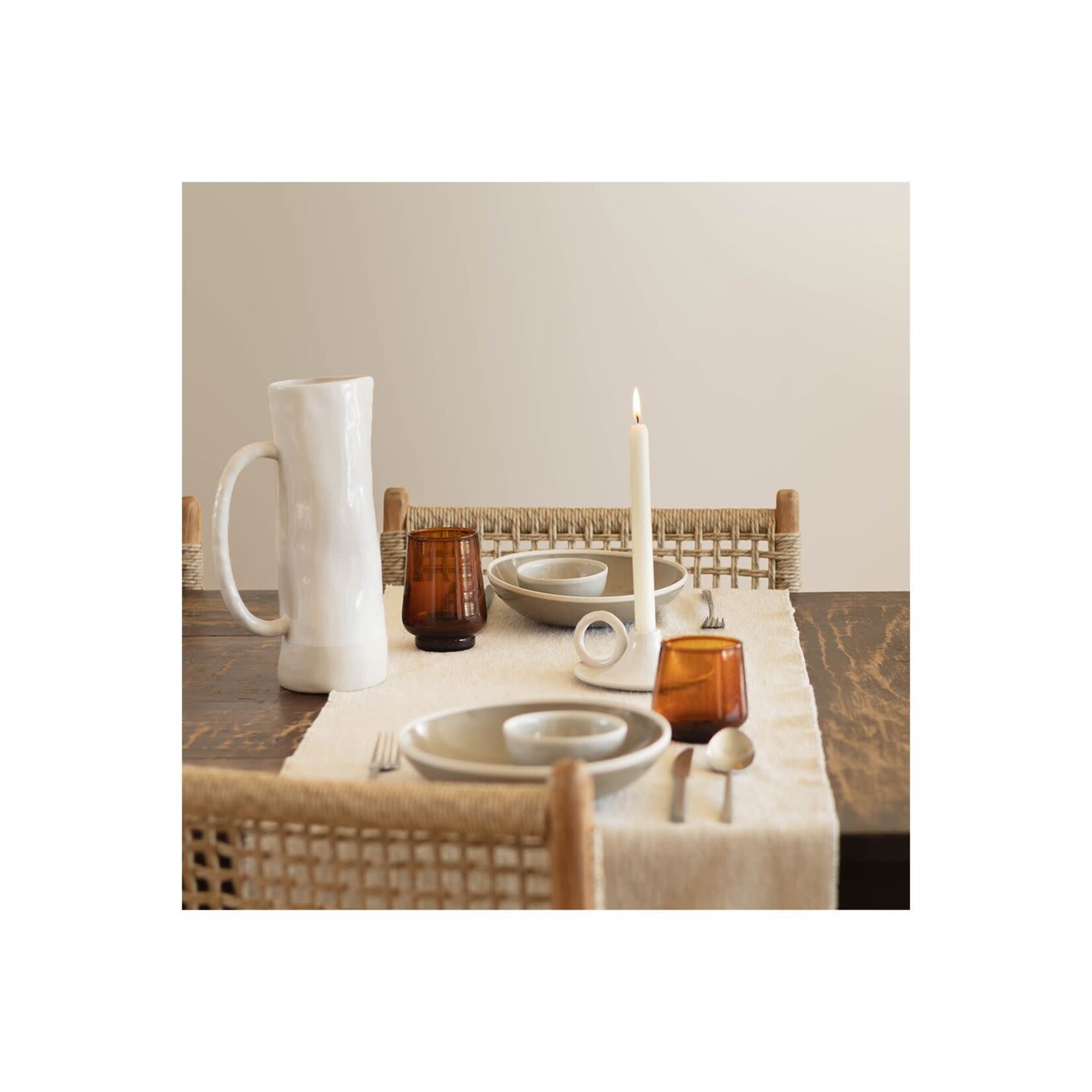 Diverse Merken The Table Amsterdam tafelloper Rustic Oat 47 x 145 cm Tablerunner The Table 10591