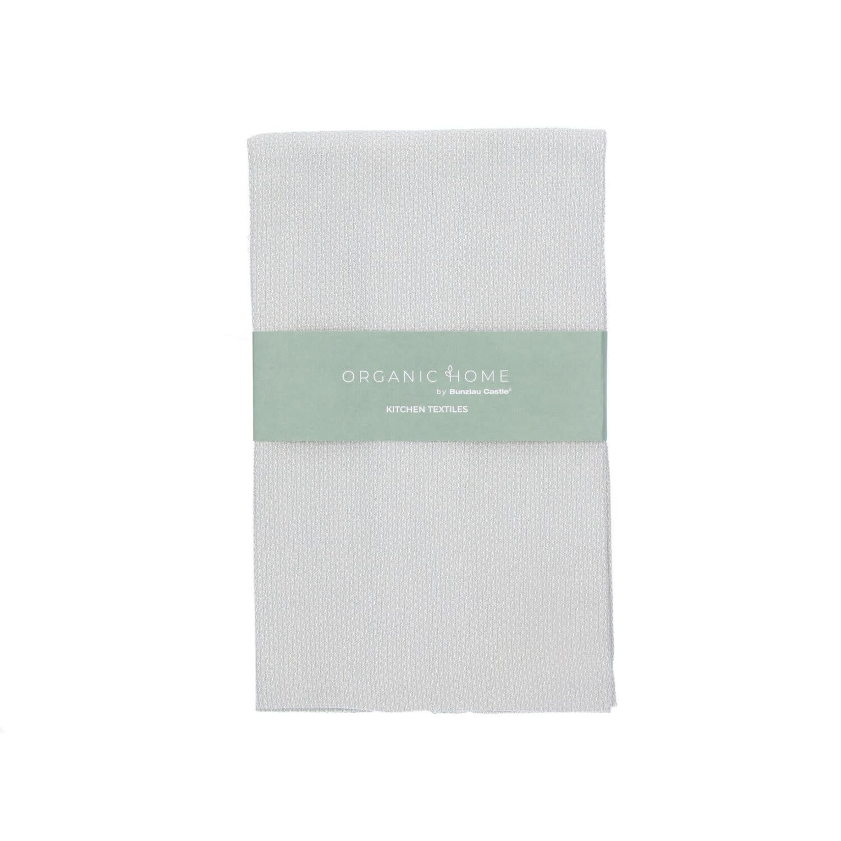 Bunzlau Castle Organic Home loper Tablerunner 45 x 140 cm wilderness Sage Green GOTS 6603-G