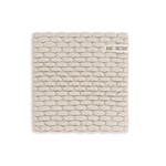 Knit Factory Knit Factory gebreide onderzetter Block Ecru Linnen Knit Factory 8721052153248