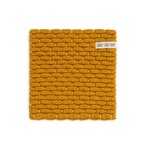 Knit Factory Knit Factory gebreide onderzetter Block Ecru Oker Knit Factory 8721052153255