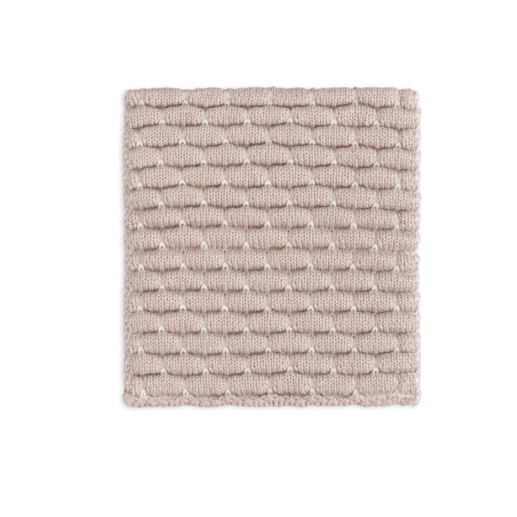 Knit Factory Knit Factory glasonderzetters set-4 Block Ecru Linnen Knit Factory 8721052156225