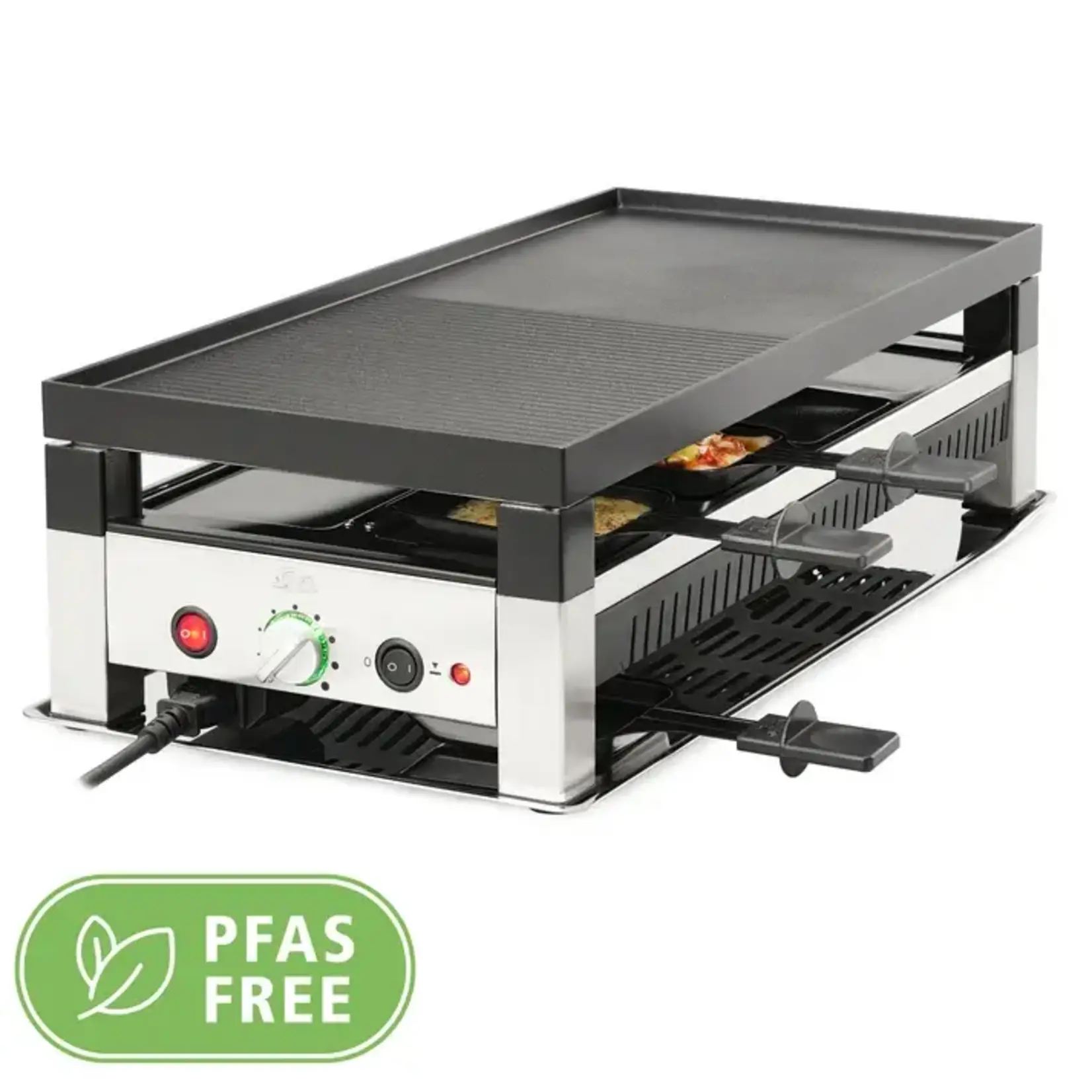 SOLIS Zwitsers sinds 1908 Solis Raclette + pizza grill voor 8 personen Solis type 791 Solis 97761