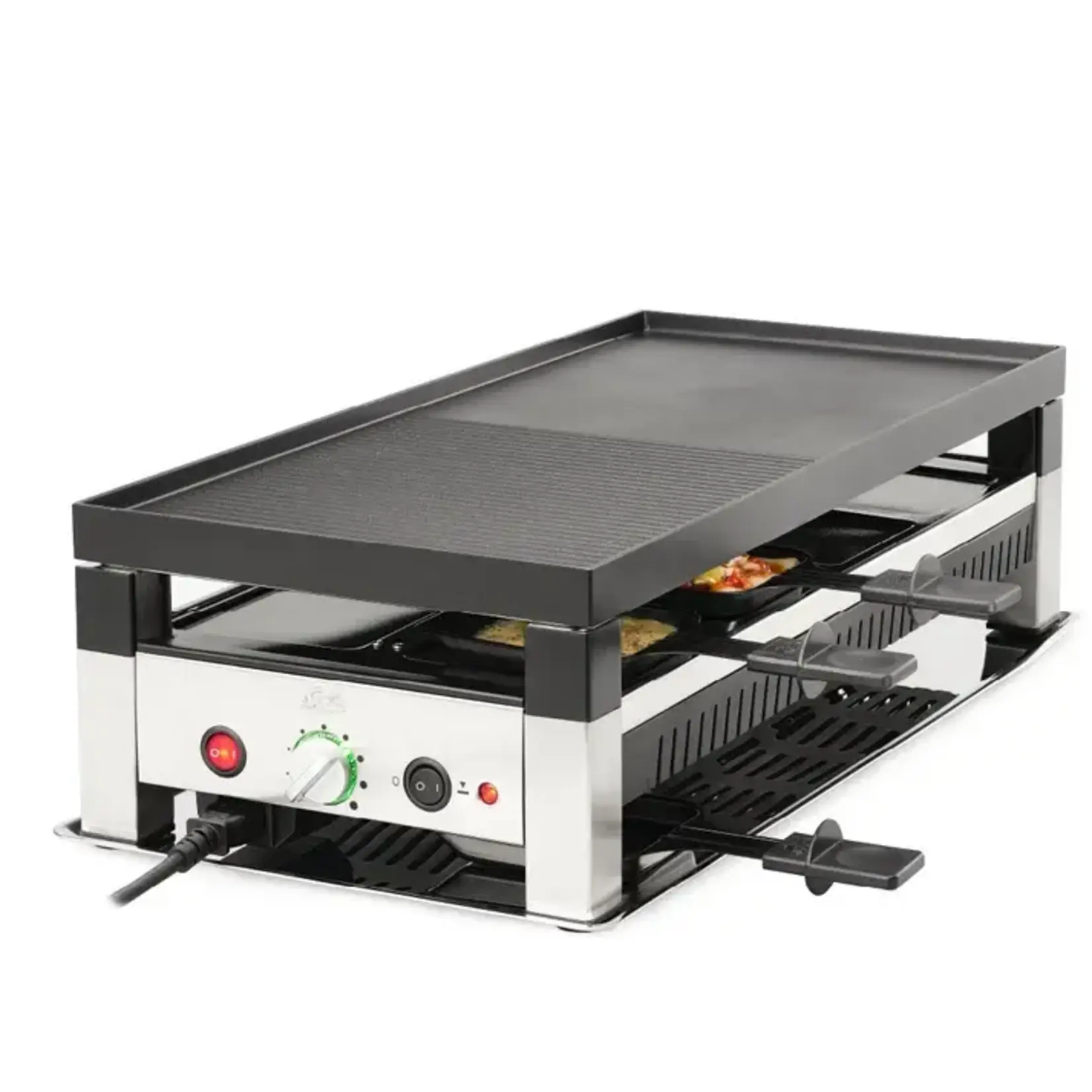 SOLIS Zwitsers sinds 1908 Solis Raclette + pizza grill voor 8 personen Solis type 791 Solis 97761