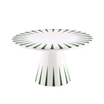 Alessi Alessi Delight 12 cm hoog Ø 22 cm taartschaal Delight Groen Alessi NZ05 GR