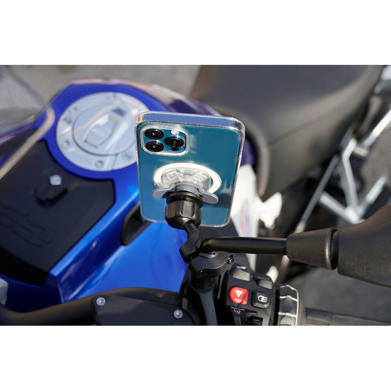 Lampa Lampa Optiline DuoLock Titan Bar & Opti Case, Spiegel- oder Querträgerhalterung für Motorräder & Roller. 360° drehbar für Smartphone