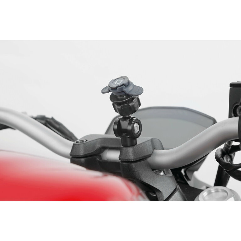 Lampa Lampa Optiline DuoLock Titan M8 Pro & Opti Case, Schraubbefestigung für Motorräder & Roller. 360° drehbar für Smartphone.