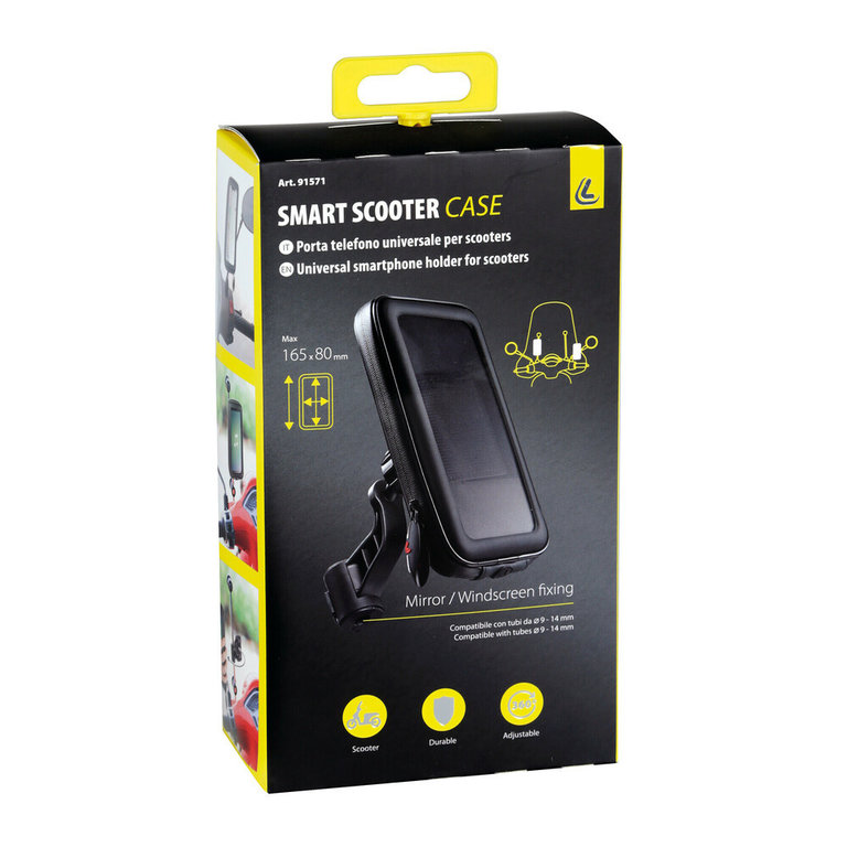 Lampa Lampa Smart Scooter Case, universelle Smartphone-Halterung für Scooter