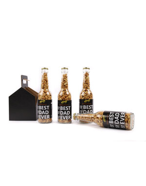 PindaPils 4-pack Salted Peanuts Best Dad Ever 33cl per 6