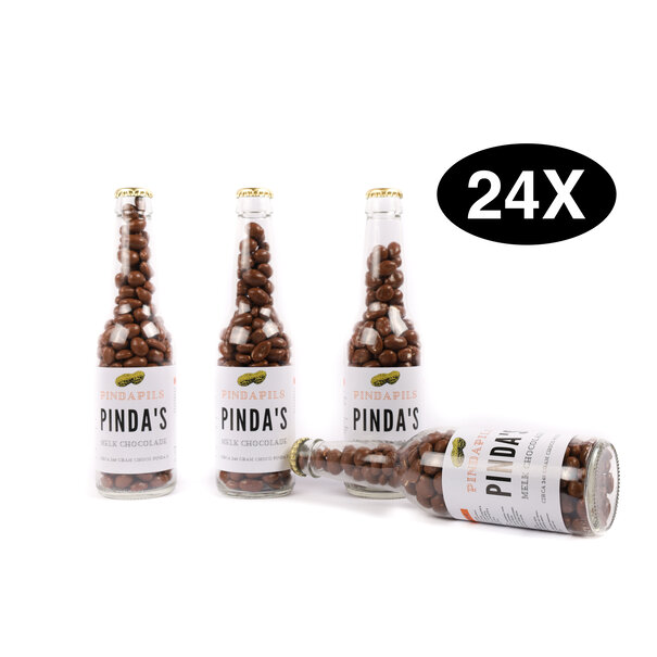 PindaPils Chocolade Pinda's Melk 24 stuks 33cl