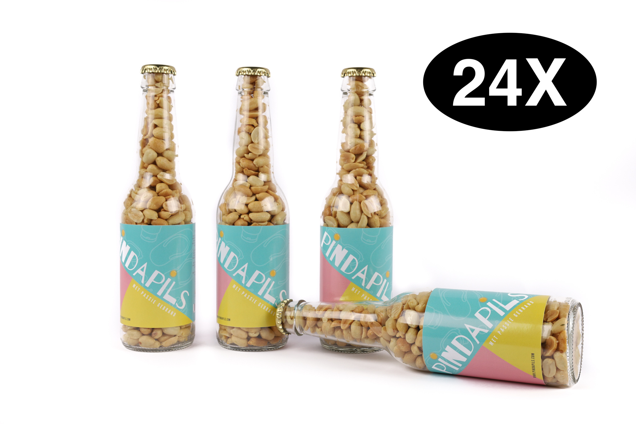 PindaPils Ball Peanuts Salted Summer Edition 24 pieces 33cl