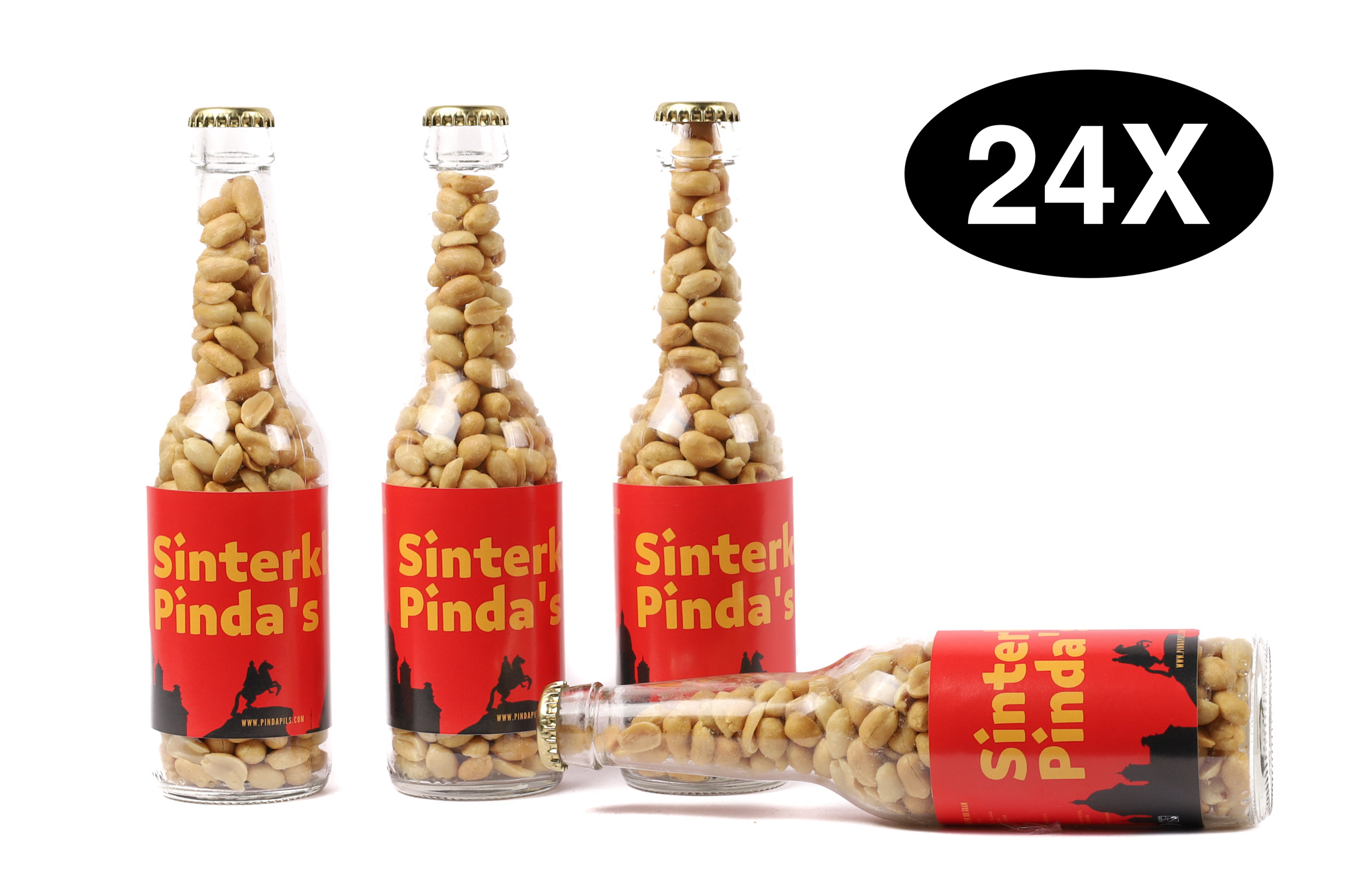 PindaPils Bullet peanuts Salted Sinterklaas 24 pieces 33cl