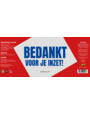 PindaPils Bedankt voor je inzet! Gezouten Pinda's 24 stuks 33cl