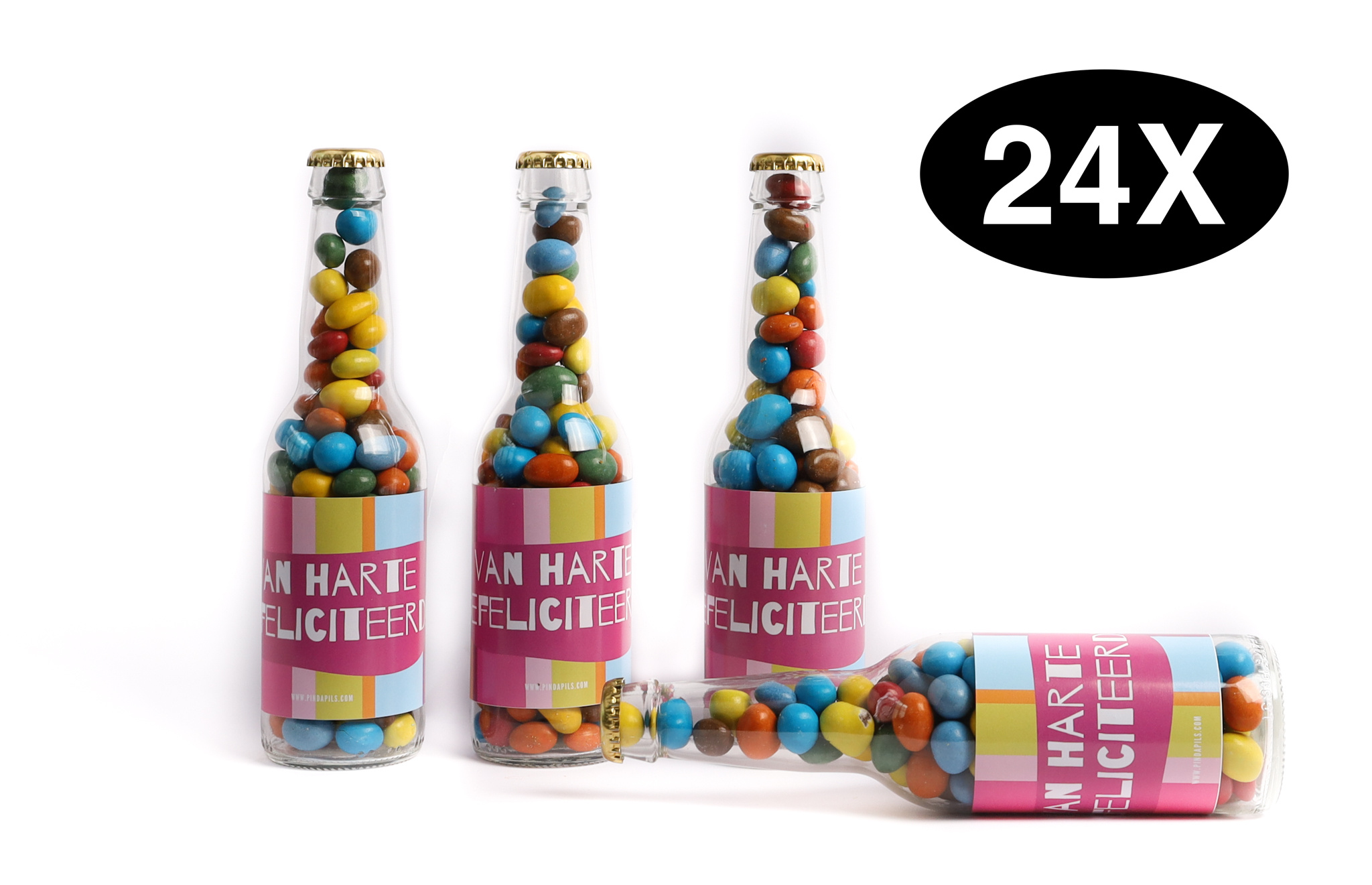 PindaPils PindaPils 33cl Choco Rainbow Nuts Gefeliciteerd 24 stuks