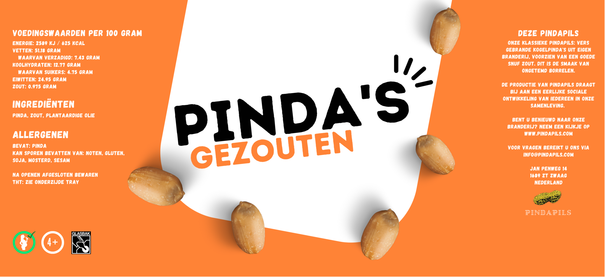 PindaPils   PindaPils TripleTaste Peanuts per 6