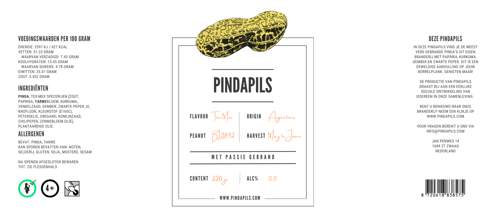 PindaPils Pinda's Tex-Mex 24 stuks 33cl