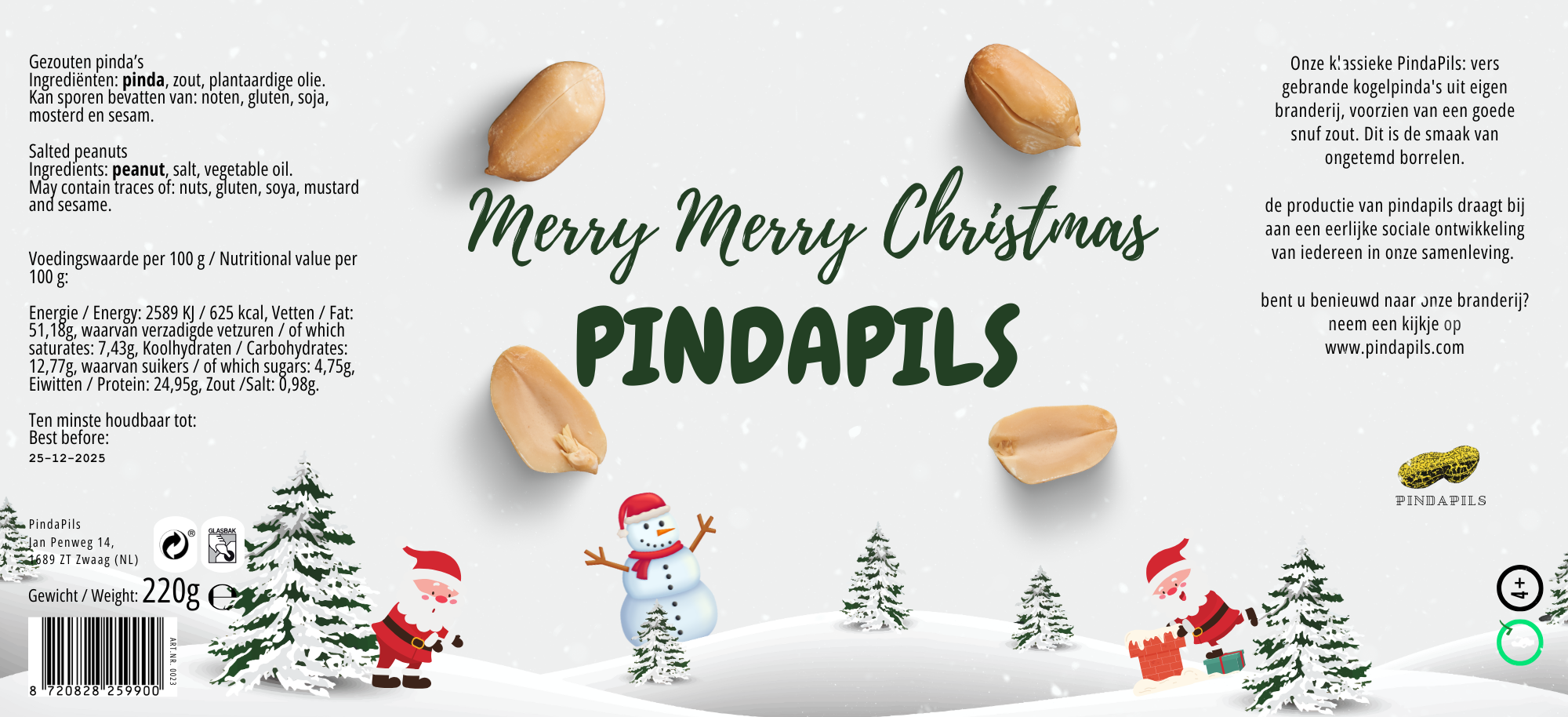 PindaPils PindaPils Gezouten  24 stuks 33cl