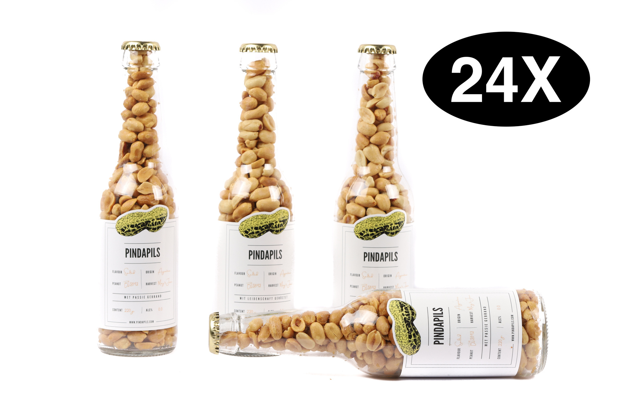 PindaPils PindaPils Gezouten  24 stuks 33cl
