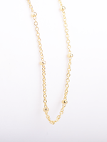 Charlotte Wooning Charlotte Wooning - Ketting Plain Bamboo 45cm
