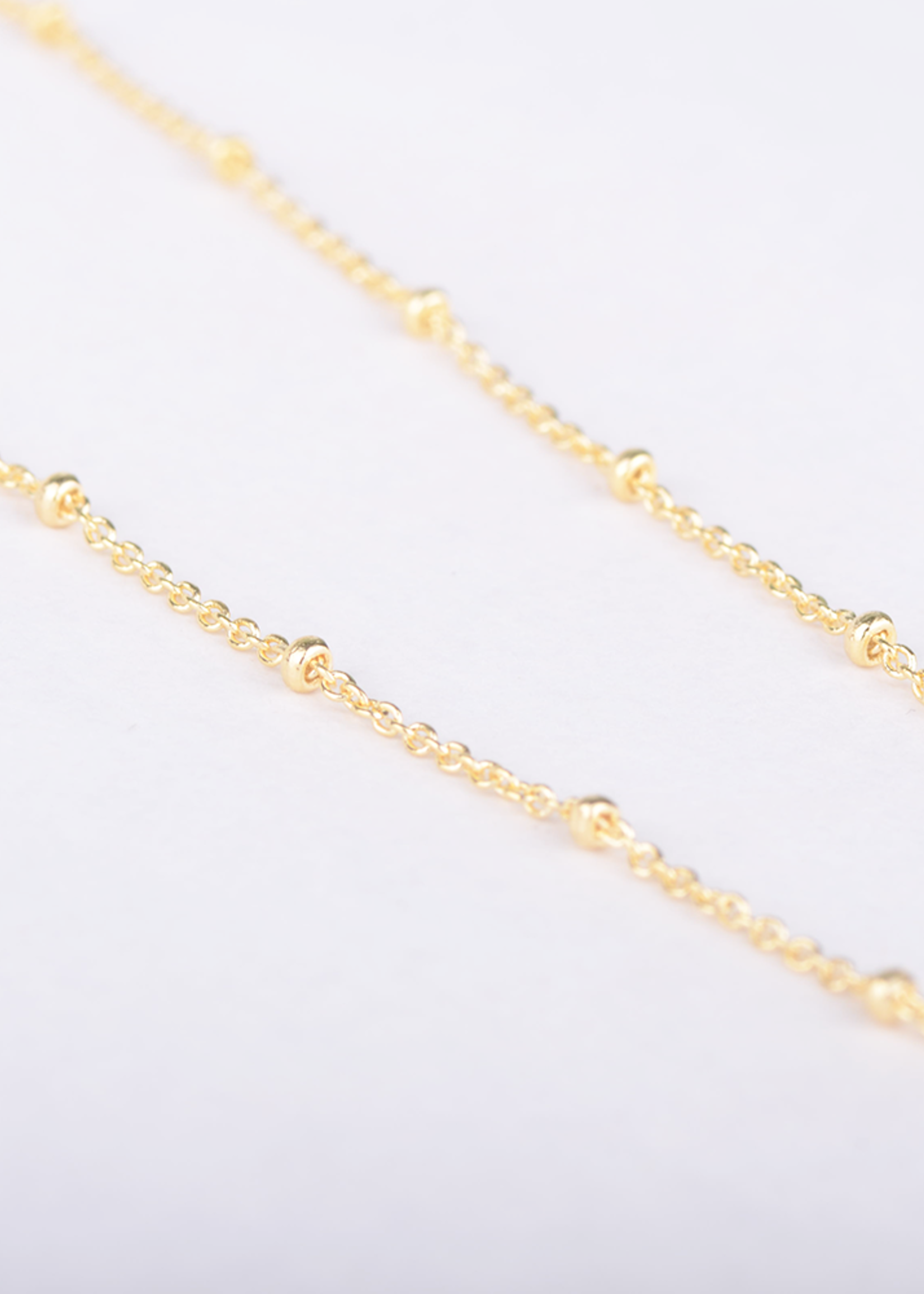 Charlotte Wooning Charlotte Wooning - Ketting Plain Bamboo 45cm