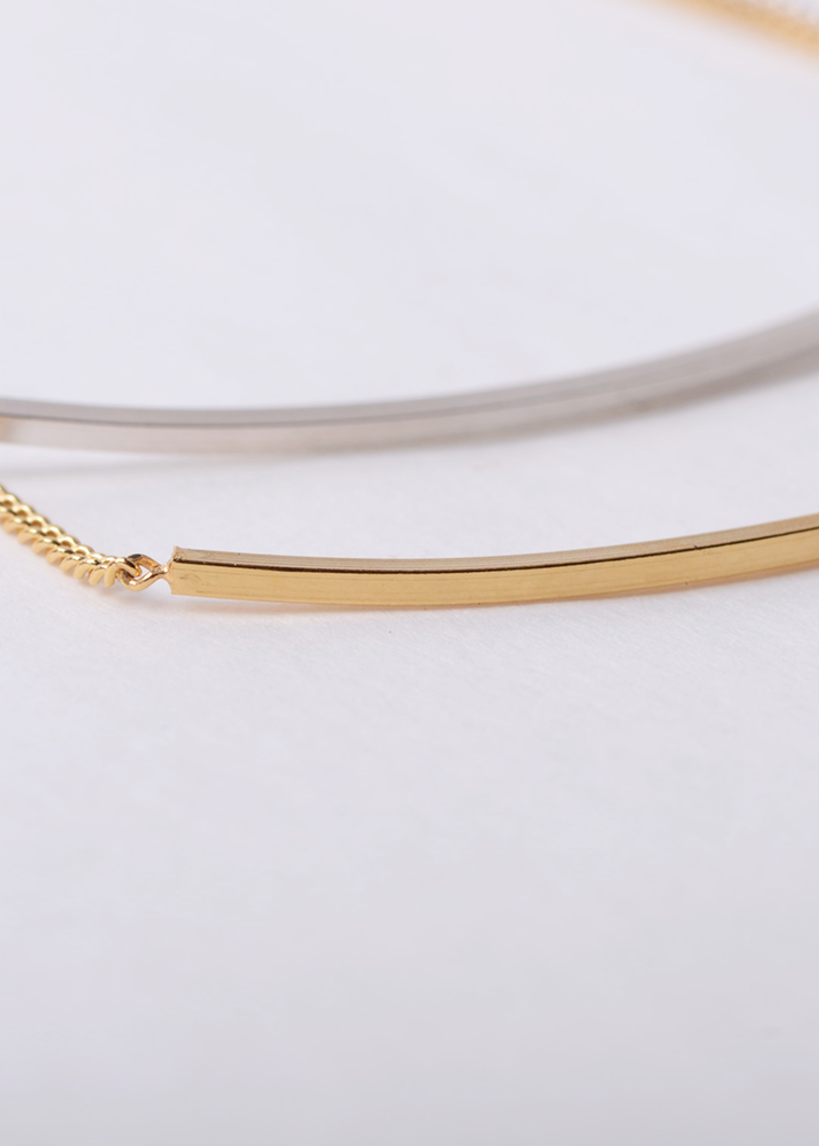 Charlotte Wooning Charlotte Wooning - Ketting Round Stripe