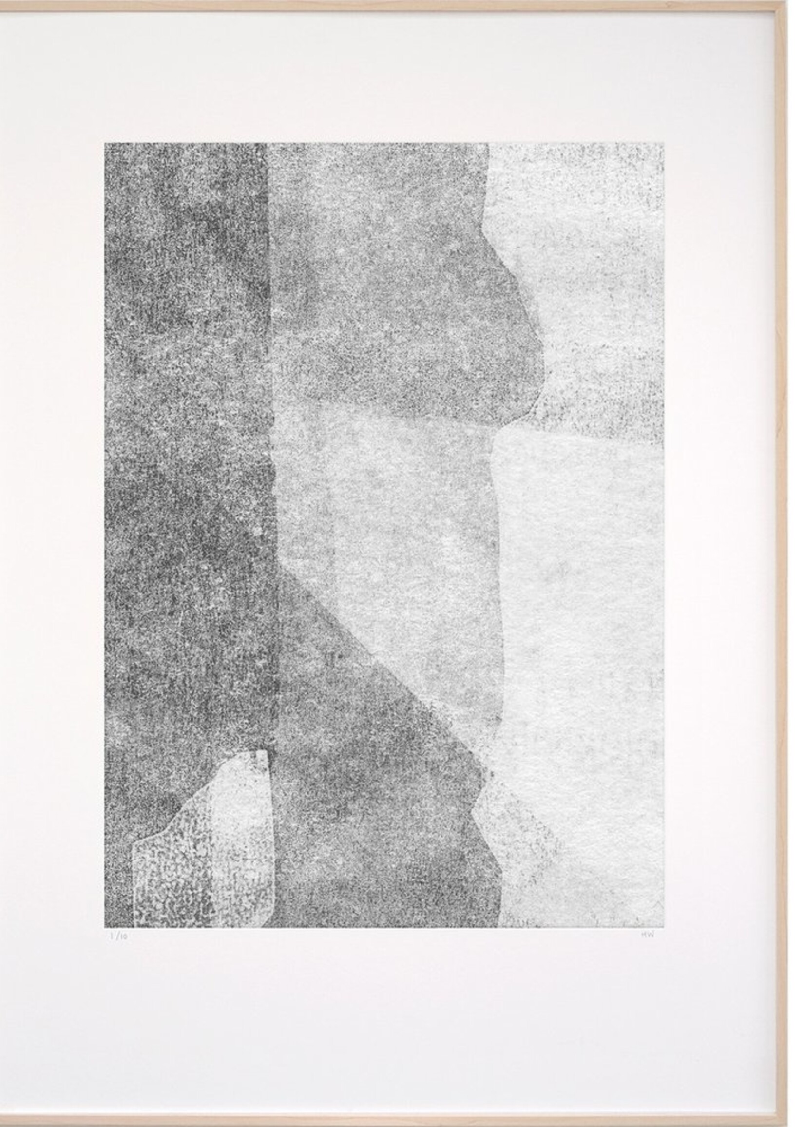 Hinke Weikamp Hinke Weikamp - Monoprint 70x100cm