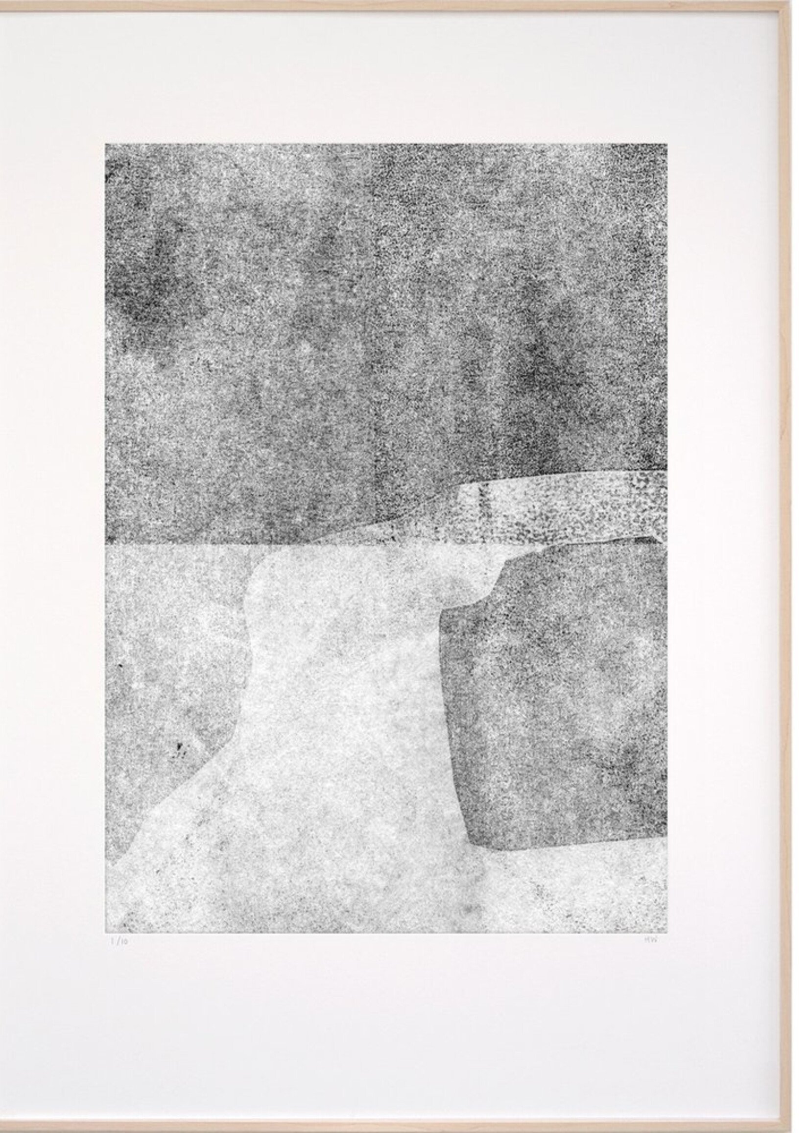 Hinke Weikamp Hinke Weikamp - Monoprint 70x100cm