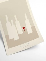 PSTR studio PSTR studio - Poster 'More Wine plz #5'
