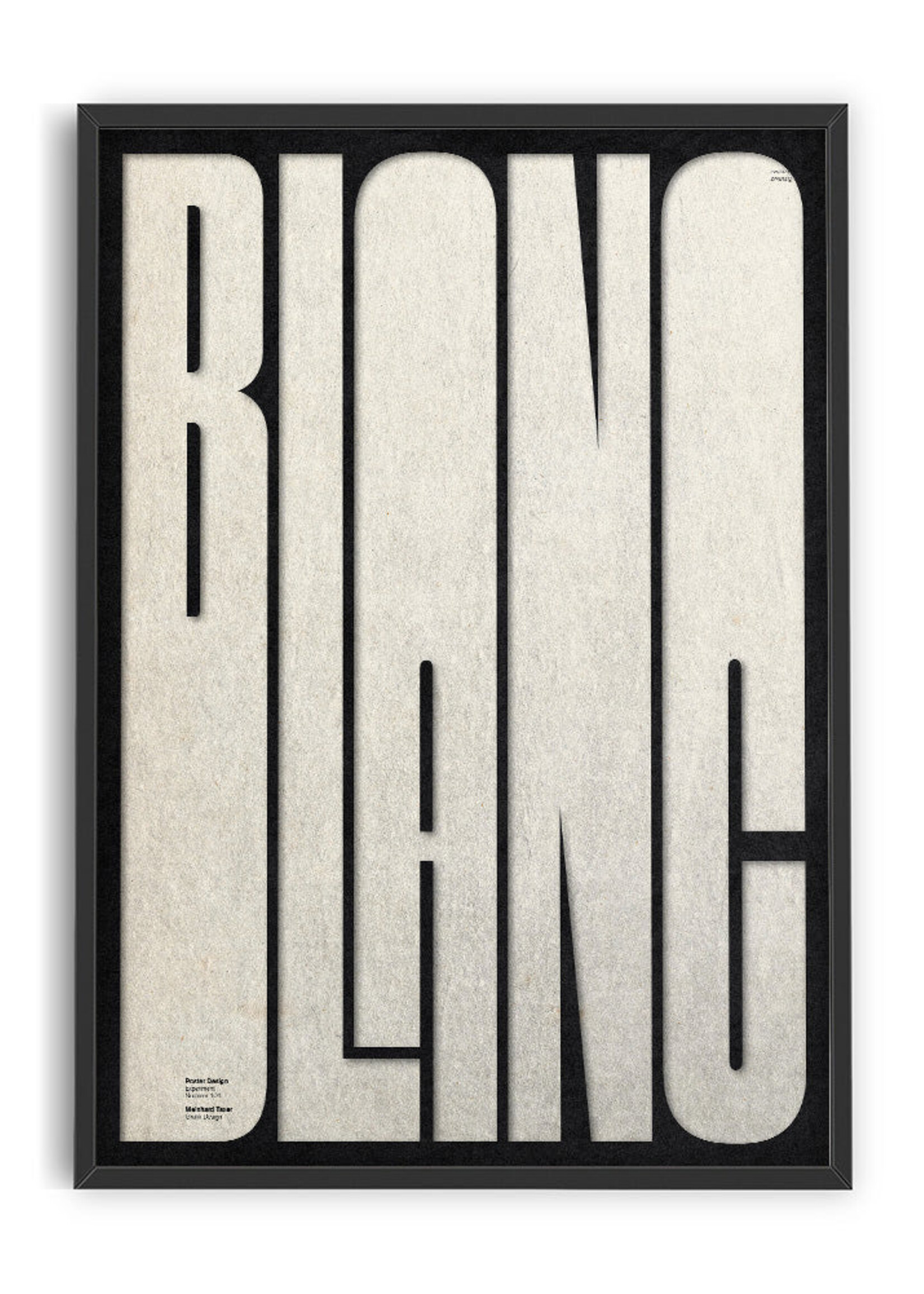 PSTR studio PSTR studio - Poster 'BLANC'