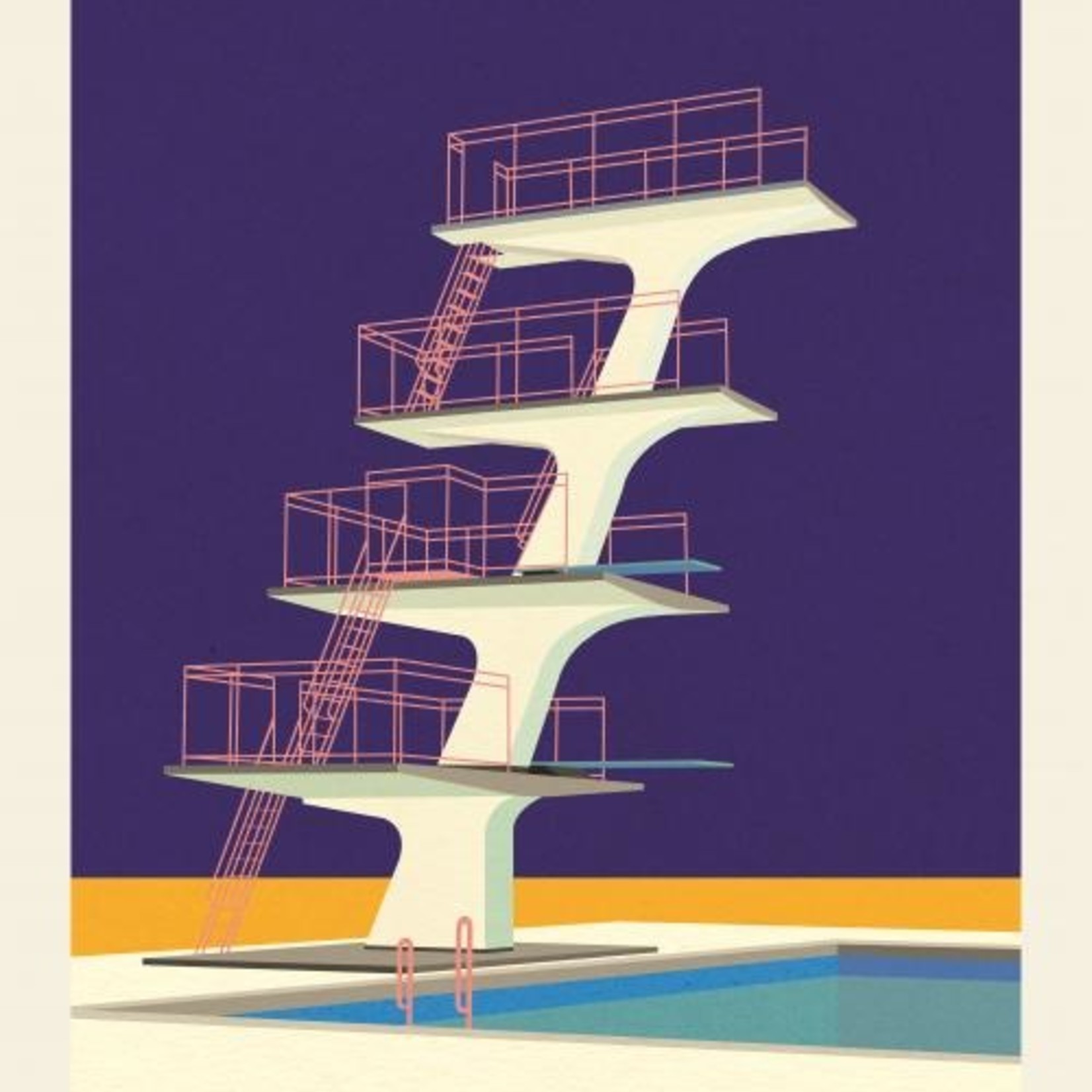 PSTR studio PSTR studio - Poster 'Diving Tower'