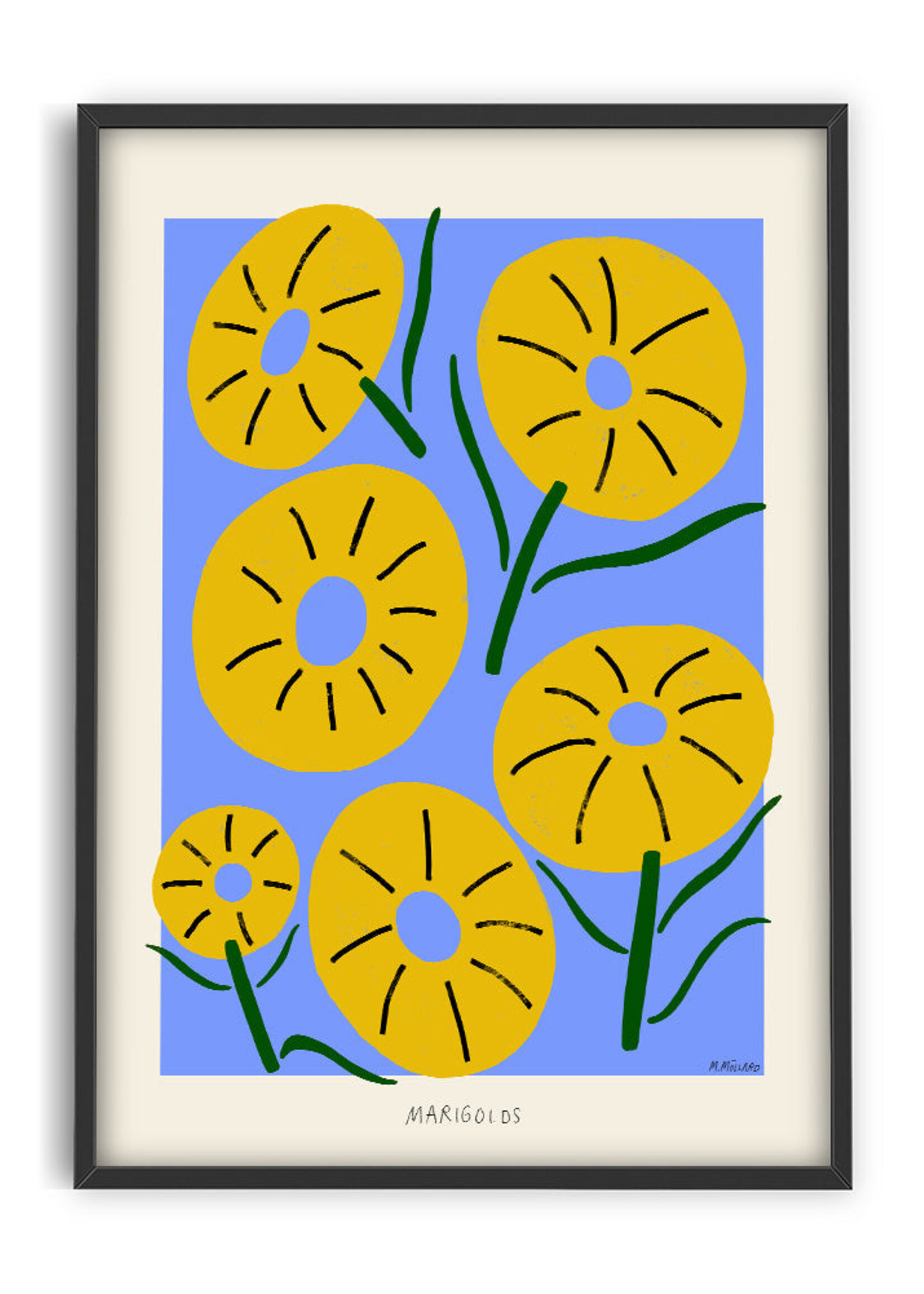 PSTR studio PSTR studio - Poster 'Marigolds'