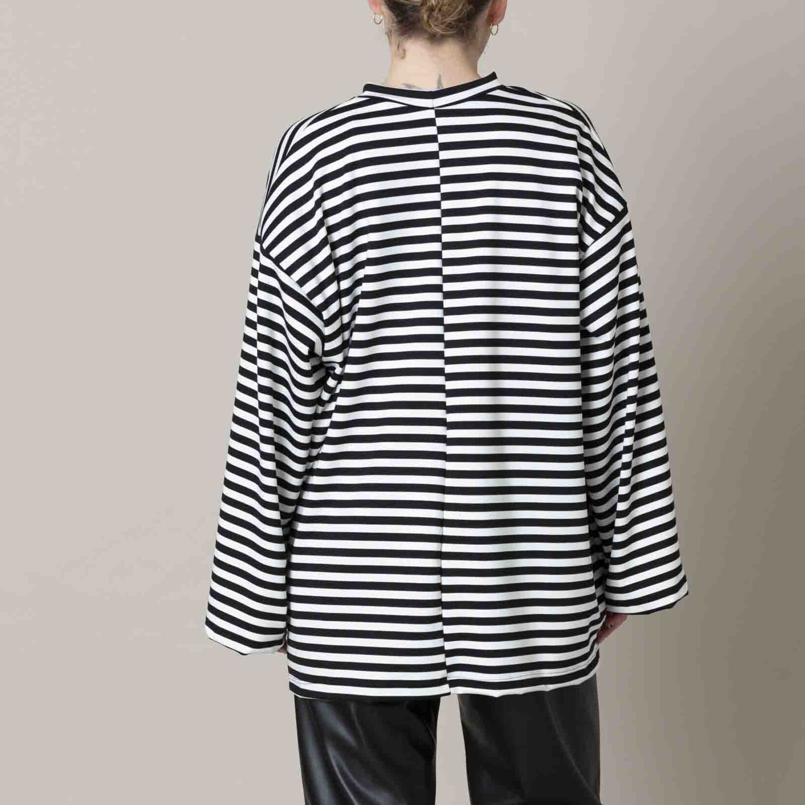 Cé Cé - Big T Wide Sleeve - Stripe