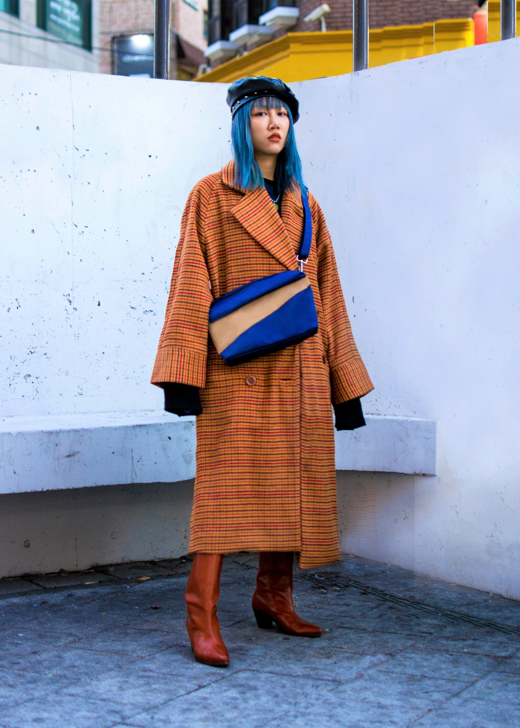 Susan Bijl Susan Bijl - Bum Bag (FOREVER) Navy & Camel