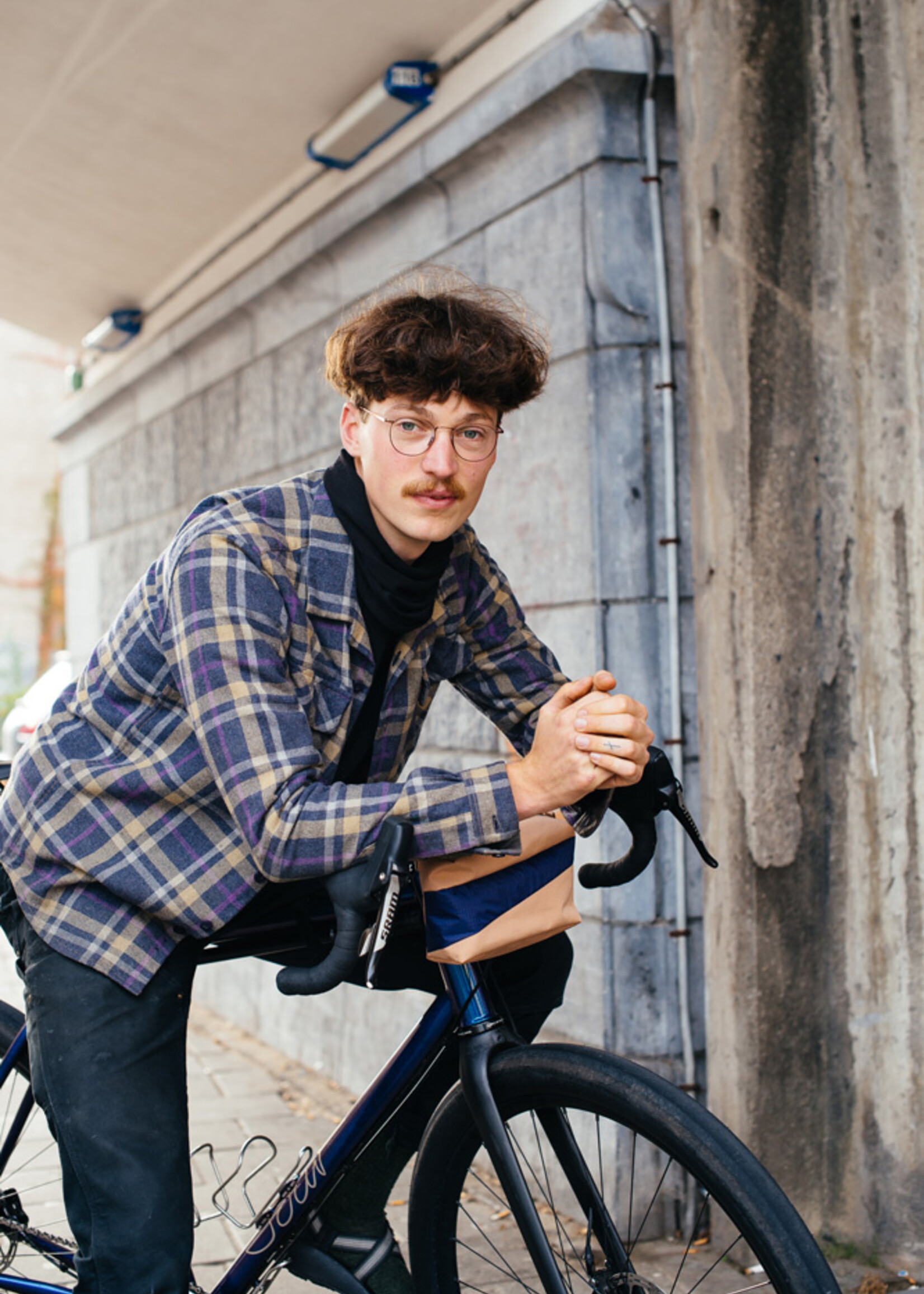 Susan Bijl Susan Bijl - Bum Bag (FOREVER) Camel & Navy