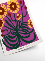 PSTR studio PSTR studio - Poster 'Yellow Correopsis Tinctoria'