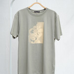 Fenny Faber Fenny Faber - T-shirt unisex met foliedruk - Groen