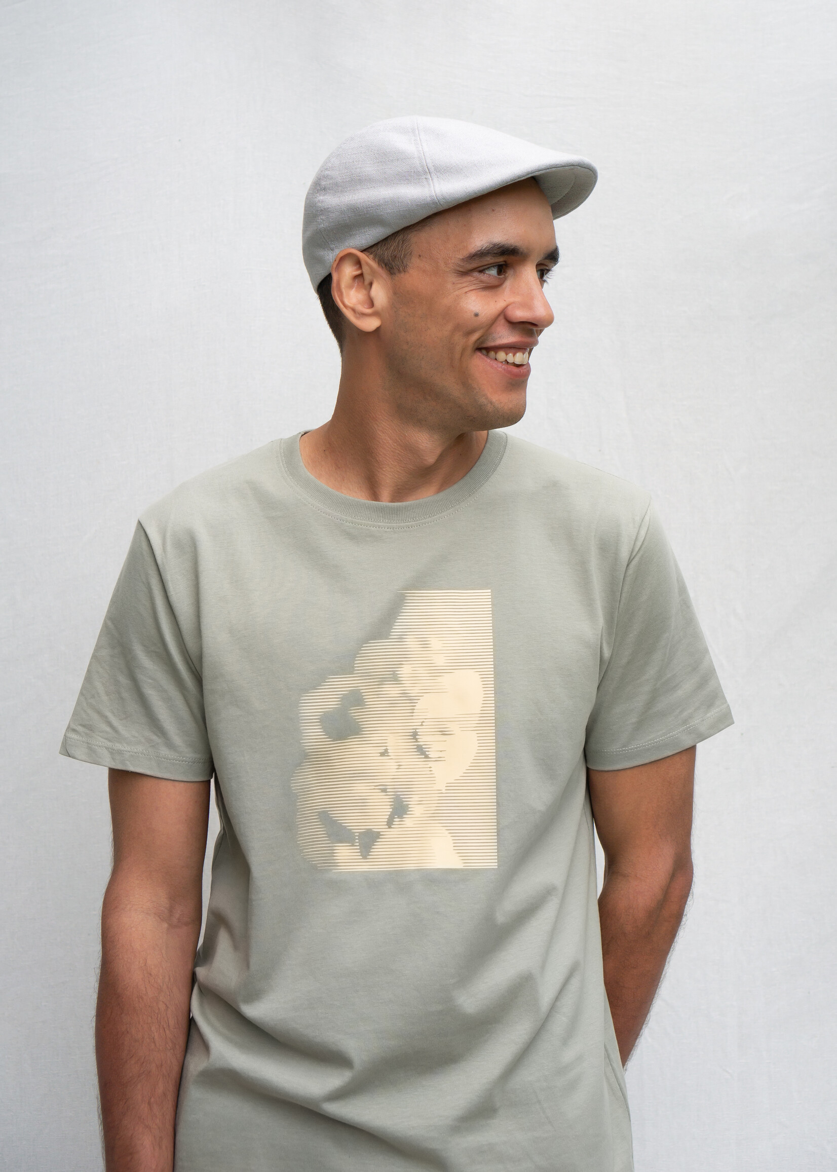 Fenny Faber Fenny Faber - T-shirt unisex met foliedruk - Groen