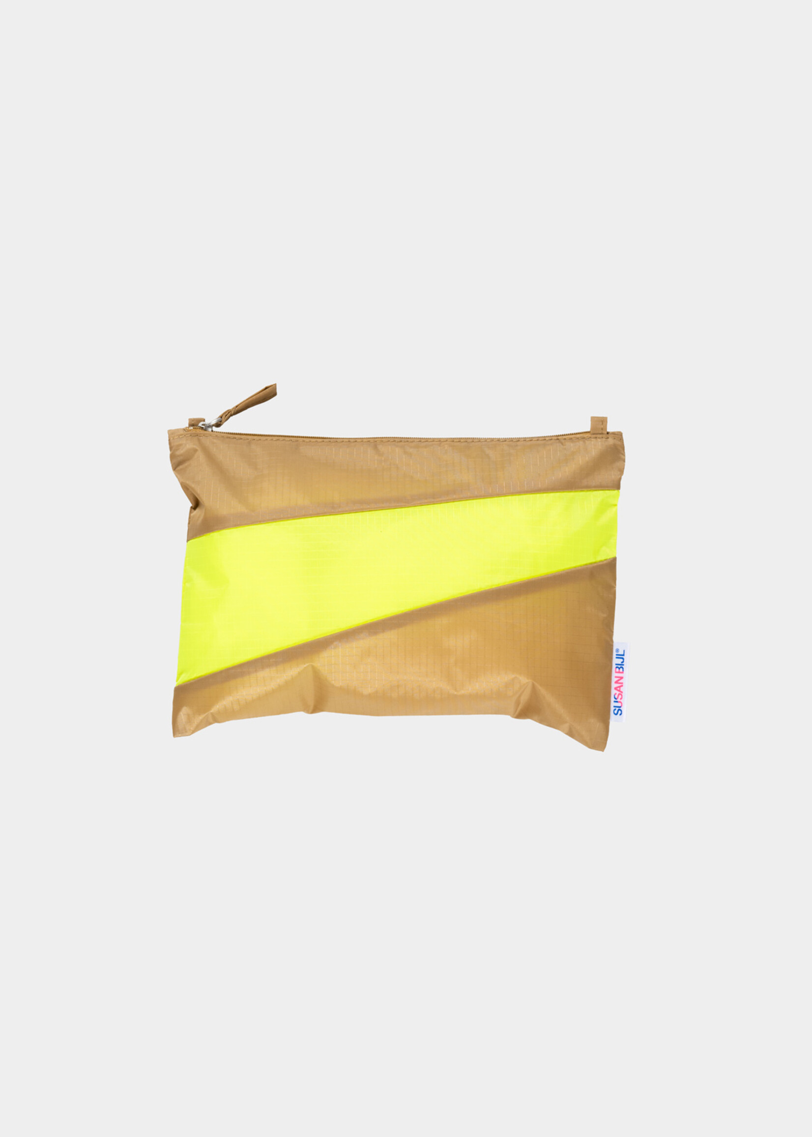 Susan Bijl Susan Bijl - Pouch (SHIFT) Camel & Fluo Yellow