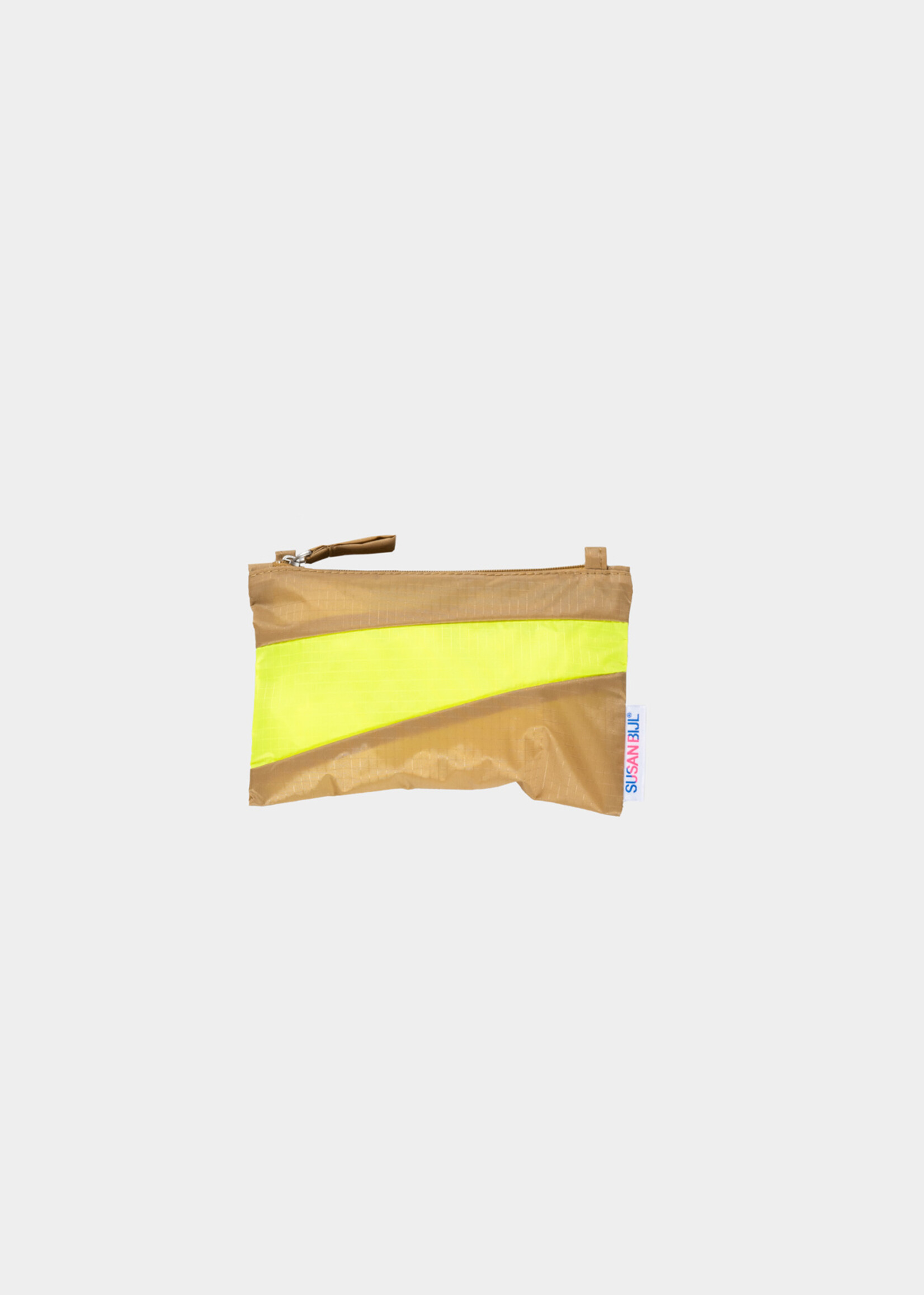 Susan Bijl Susan Bijl - Pouch (SHIFT) Camel & Fluo Yellow