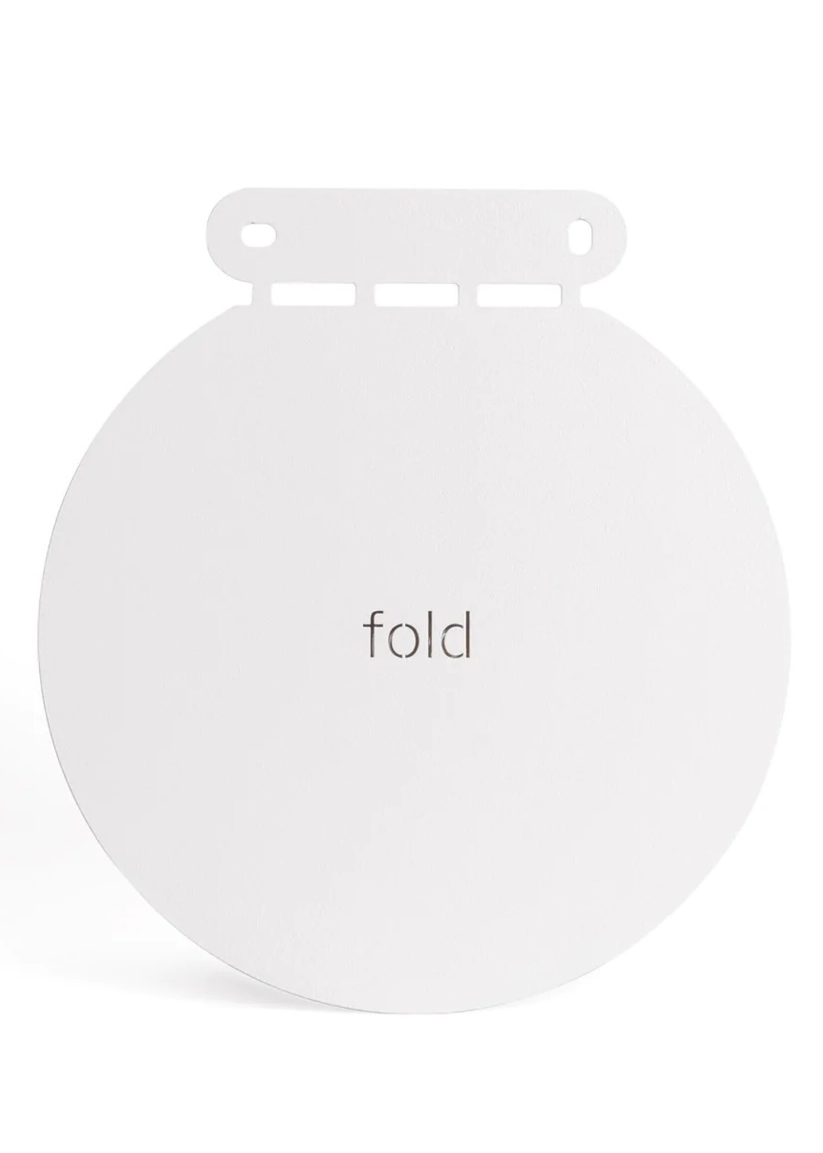 Befold Befold - plankje rond - Wit
