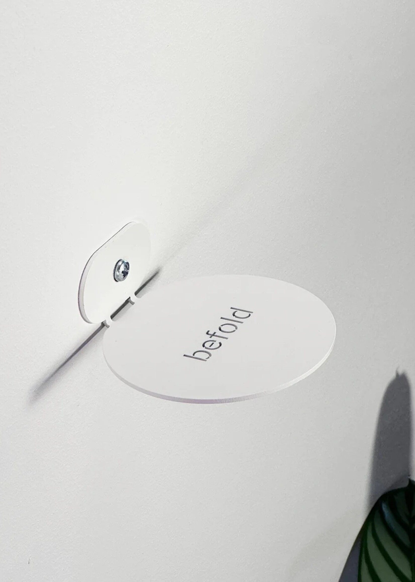 Befold Befold - plankje rond - Wit