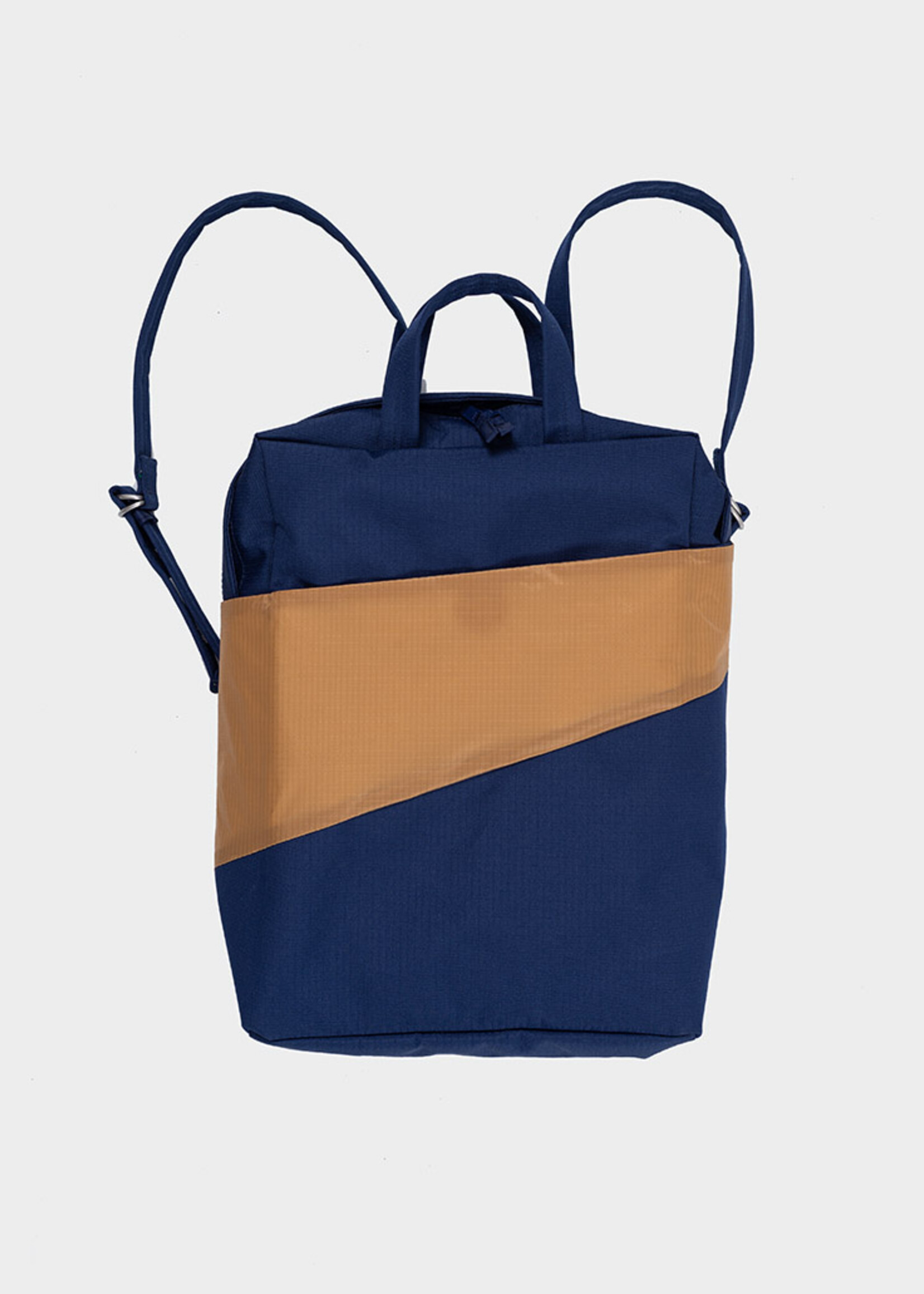 Susan Bijl Susan Bijl - The New Backpack - Navy & Camel (FOREVER)
