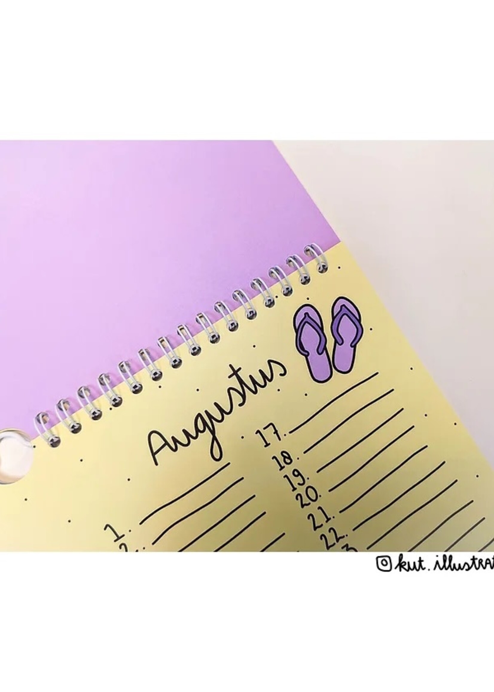 Kut Illustraties Kut Illustraties - Verjaardagskalender