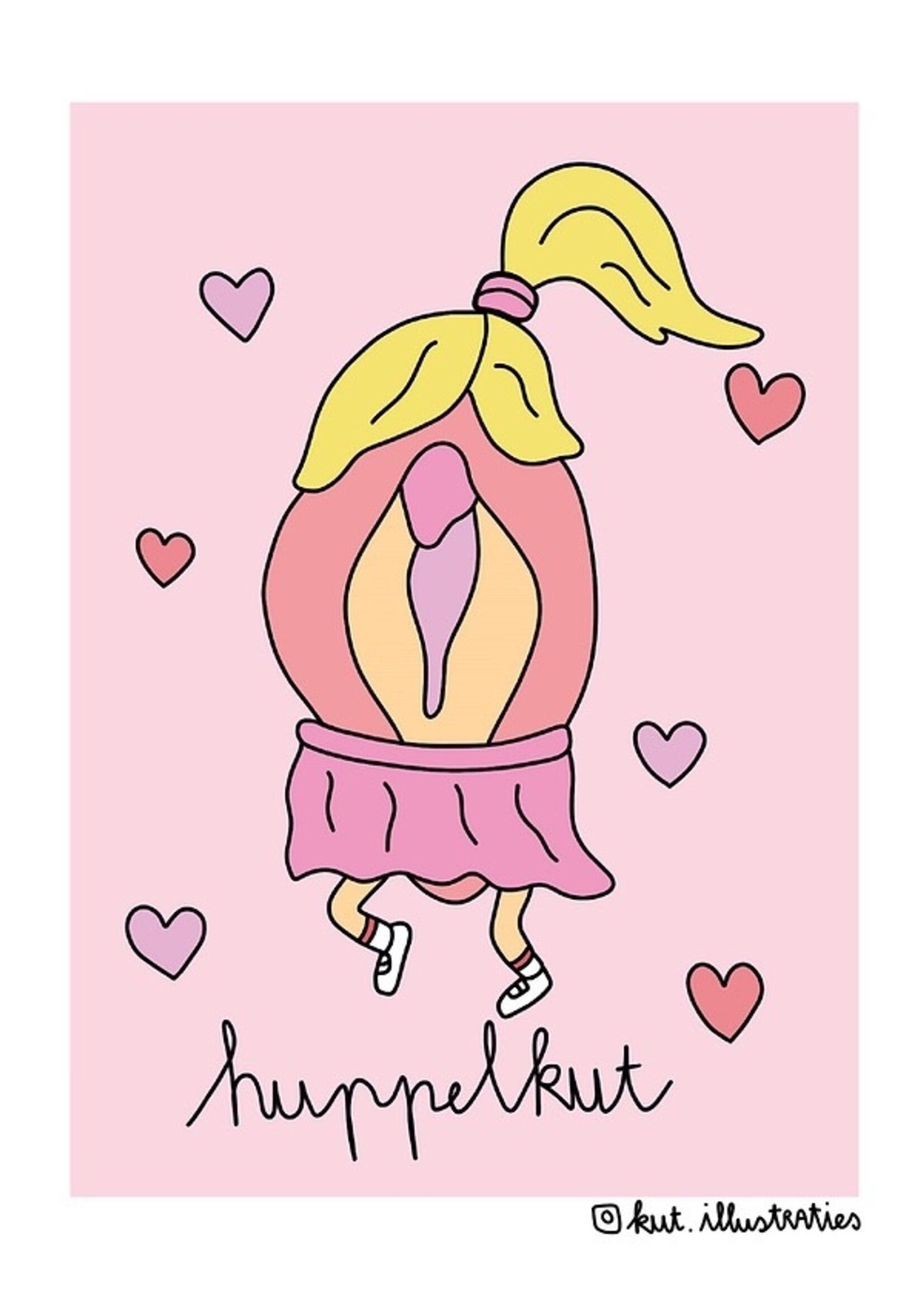 Kut Illustraties Kut Illustraties - Kaart Huppelkut