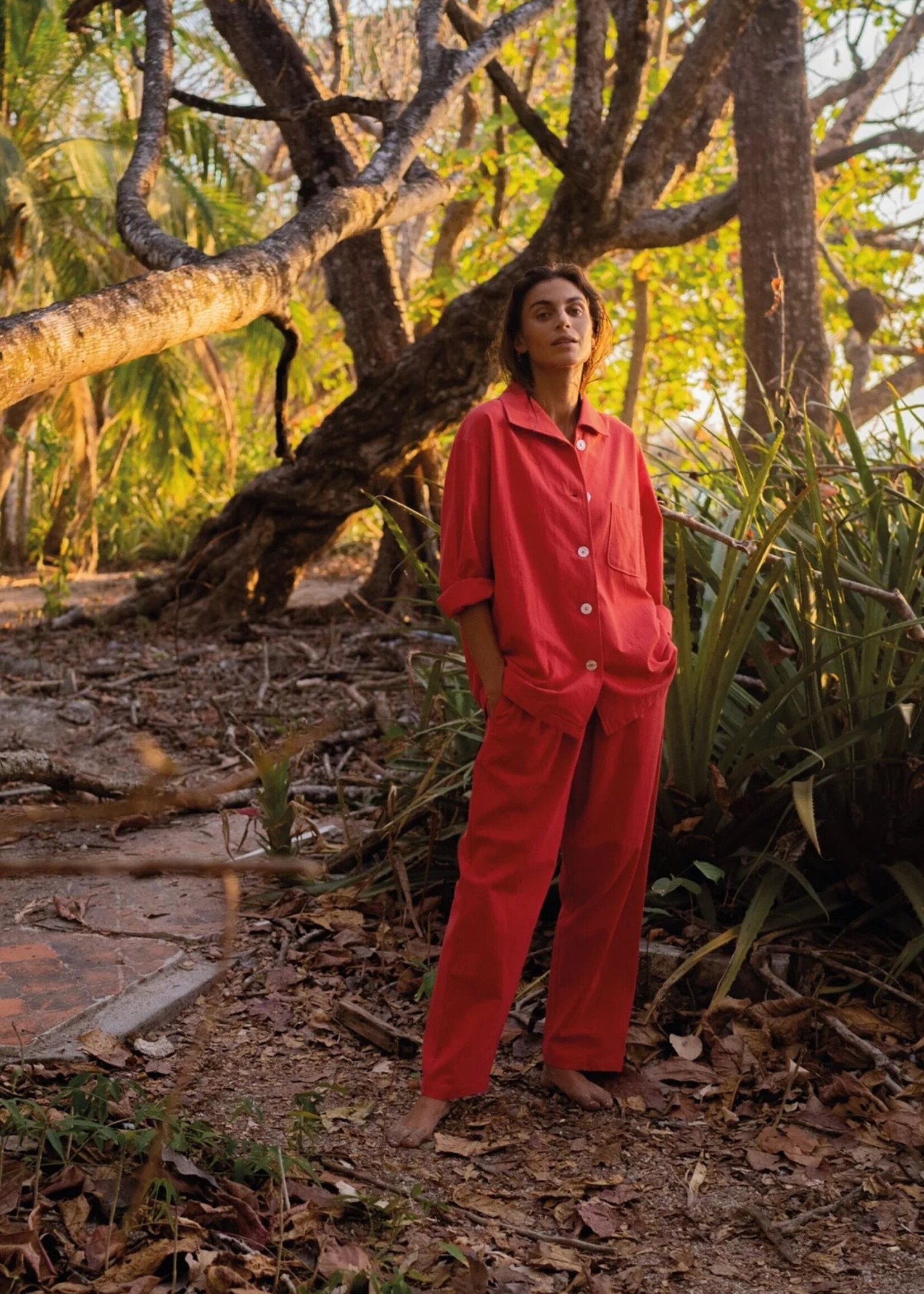 Moshi Moshi Mind Moshi Moshi Mind - Shirt crepe Cranberry