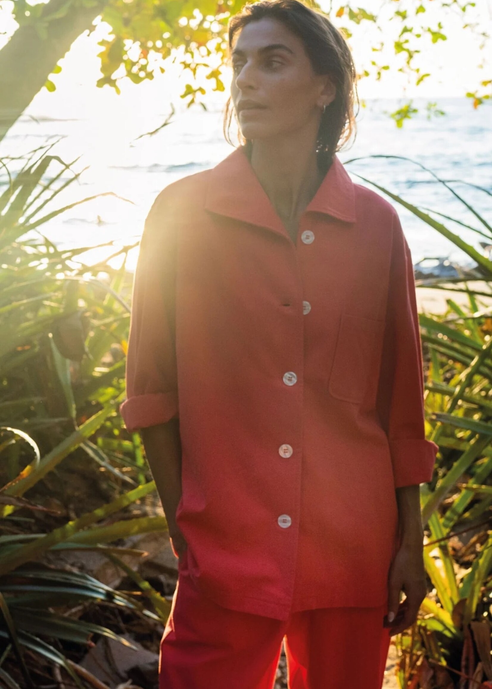 Moshi Moshi Mind Moshi Moshi Mind - Shirt crepe Cranberry