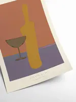 PSTR studio PSTR studio - Poster 'More wine plz #7'